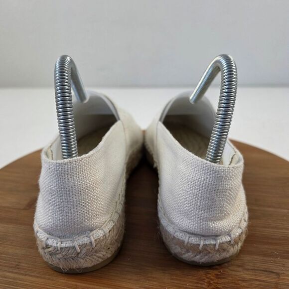 Prada Milano Embossed Logo Espadrilles Slip-On Flats Women’s Size EU 37 US 6.5-7 - Picture 6 of 15